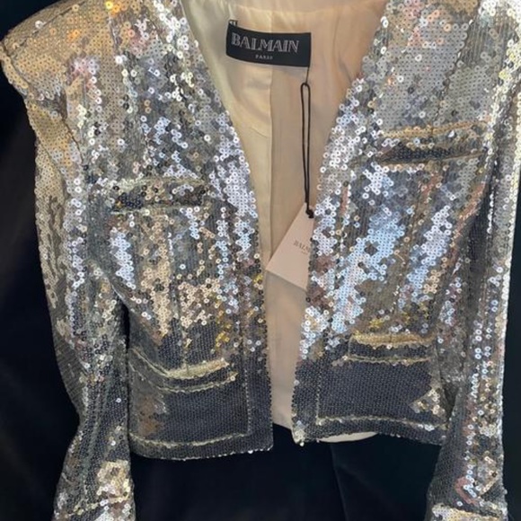 Balmain sequins blazer jacket - Picture 5 of 6